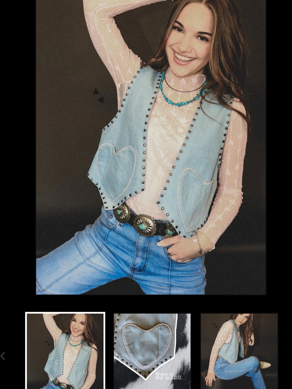 4 The Love Of Denim Vest
